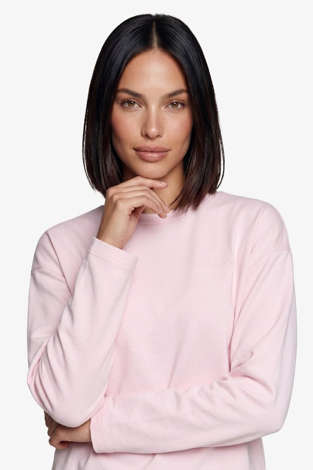 AMELIA T-SHIRT | Fluresk | Pink Longsleeve - FLURESK - wonder & melon