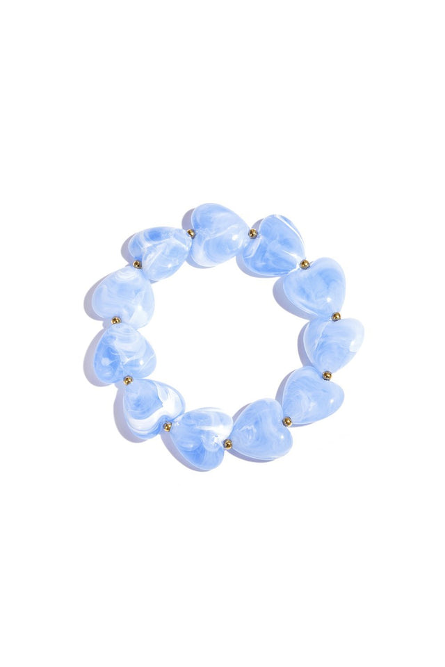 Armband Piece of my Heart | Baby blue | Big - wonder & melon - wonder & melon