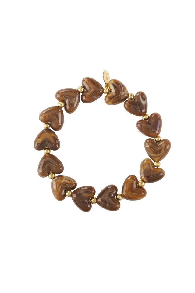 Armband Piece of my Heart | Brown - wonder & melon - wonder & melon