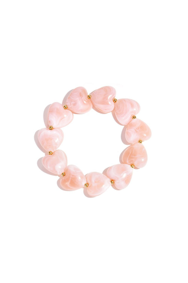 Armband Piece of my Heart | Coral | Big - wonder & melon - wonder & melon