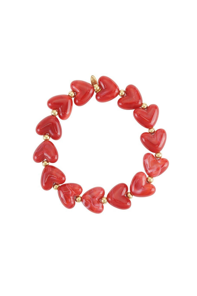Armband Piece of my Heart | Crimson - wonder & melon - wonder & melon