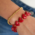 Armband Piece of my Heart | Crimson - wonder & melon - wonder & melon