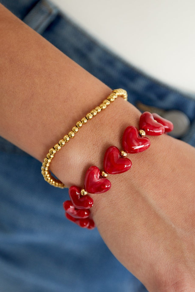 Armband Piece of my Heart | Crimson - wonder & melon - wonder & melon