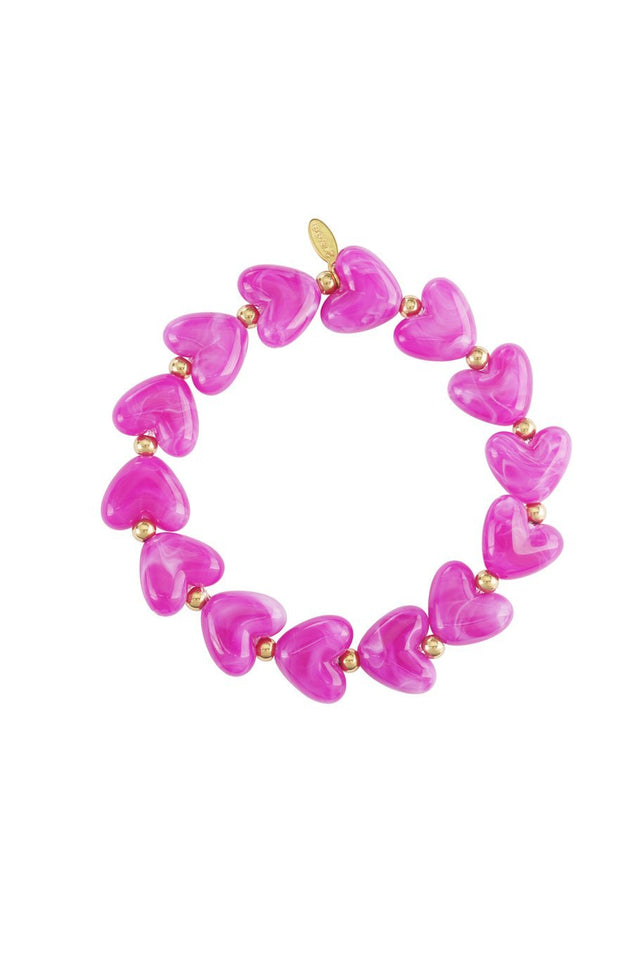 Armband Piece of my Heart | Fuchsia - wonder & melon - wonder & melon