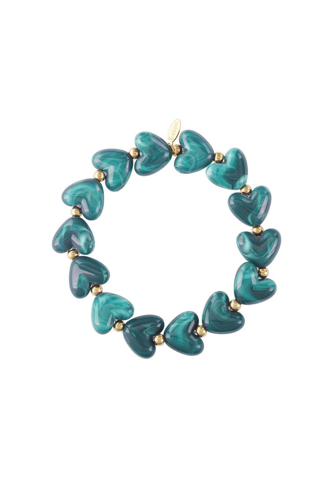 Armband Piece of my Heart | Green - wonder & melon - wonder & melon