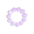 Armband Piece of my Heart | purple | Big - wonder & melon - wonder & melon