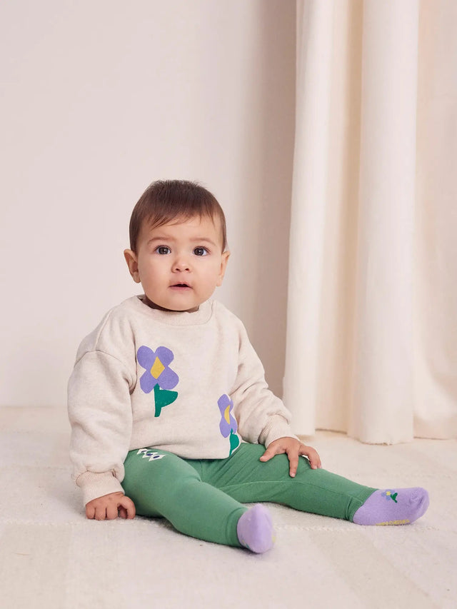 Baby Pansy Flower sweatshirt | Bobo Choses - Bobo Choses - wonder & melon