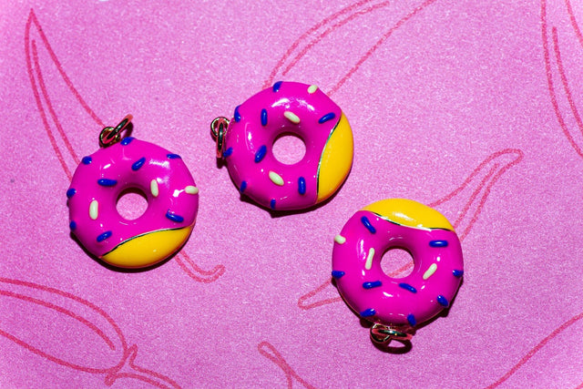 Bedel Donut Roze - Geel | 18K Gold Filled - wonder & melon - wonder & melon