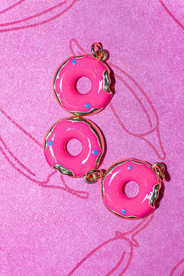 Bedel Donut Roze - Goud | 18K Gold Fille - wonder & melon - wonder & melon