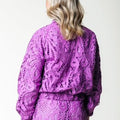 Bente Lace Bomber Jacket | Pink - Colourful Rebel - wonder & melon