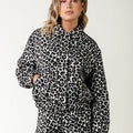 Bente Leopard Jacquard Jacket - Colourful Rebel - wonder & melon