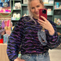 Blouse | All that glitter | Zwart - Multicolor - wonder & melon - wonder & melon