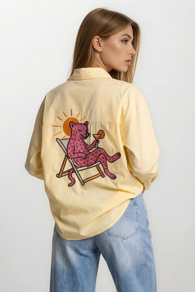 Blouse Panter | Yellow - wonder & melon - wonder & melon