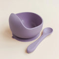 Bowl + Spoon Set | Lavender - Speen en Koord - wonder & melon