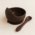 Bowl + Spoon Set | Speckled Coffee - Speen en Koord - wonder & melon