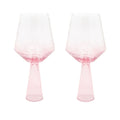 Brût Homeware | Wijnglas Claude set van 2 | Roze - Brût Homeware - wonder & melon