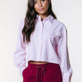 Colourful Rebel | Gestreepte cropped blouse - Colourful Rebel - wonder & melon