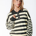 Colourful Rebel | Linsey striped fluffy knitted sweater - Colourful Rebel - wonder & melon