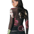 Colourful rebel | NEYO ORCHID MESH TURTLENECK TOP - Colourful Rebel - wonder & melon