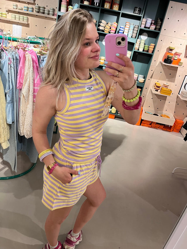 Colourful rebel | Paars\geel | Short - wonder & melon - wonder & melon
