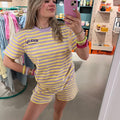 Colourful rebel | Paars\geel | T-Shirt - wonder & melon - wonder & melon