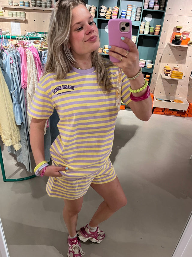Colourful rebel | Paars\geel | T-Shirt - wonder & melon - wonder & melon
