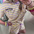 Colourful rebel | Paars\geel | T-Shirt - wonder & melon - wonder & melon