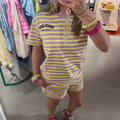 Colourful rebel | Paars\geel | T-Shirt - wonder & melon - wonder & melon
