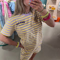 Colourful rebel | Paars\geel | T-Shirt - wonder & melon - wonder & melon