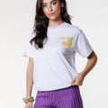 Colourful Rebel | Streep shirt | Paars/Geel - Colourful Rebel - wonder & melon
