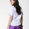 Colourful Rebel | Streep shirt | Paars/Geel - Colourful Rebel - wonder & melon