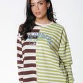 Colourful Rebel | Two striped longsleeve - Colourful Rebel - wonder & melon