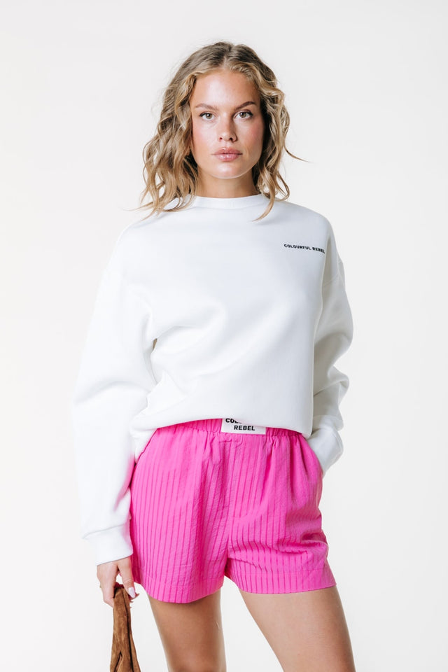 Colourful Rebel | Witte sweater | Cocktail print - Colourful Rebel - wonder & melon