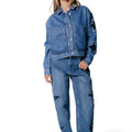 Colourful rebel | Zadie star studded wide leg jeans - Colourful Rebel - wonder & melon