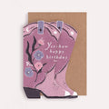 Cowboy Boots verjaardagskaart | Cowgirl verjaardagskaart | Western - Sister Paper Co. - wonder & melon