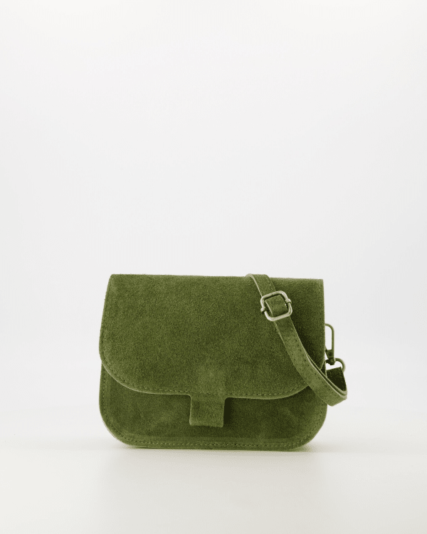 Crossbody Tas | Chique Suede | Green - wonder & melon - wonder & melon