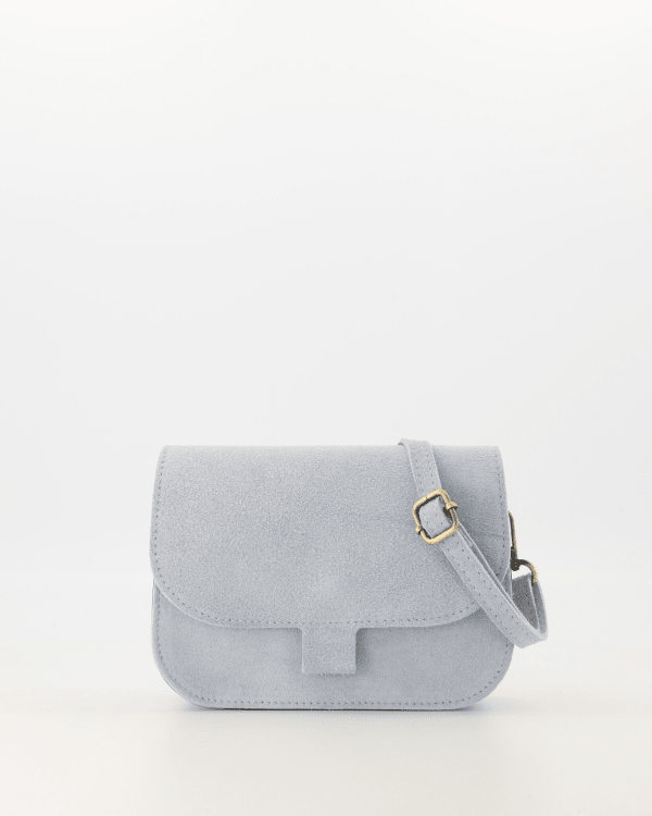 Crossbody Tas | Chique Suede | Light Blue - wonder & melon - wonder & melon