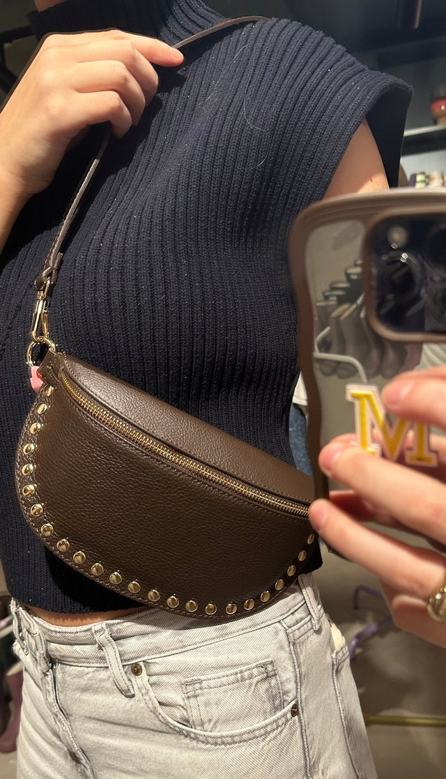 Crossbody Tas | Leer | Bruin - wonder & melon - wonder & melon