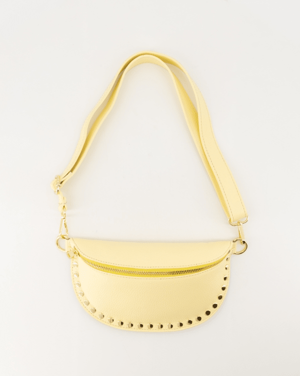 Crossbody Tas | Leer | Butter Yellow - wonder & melon - wonder & melon