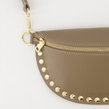 Crossbody Tas | Leer | Taupe - wonder & melon - wonder & melon