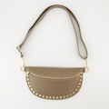 Crossbody Tas | Leer | Taupe - wonder & melon - wonder & melon