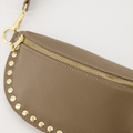 Crossbody Tas | Leer | Taupe - wonder & melon - wonder & melon