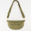 Crossbody Tas | Suede | Green - wonder & melon - wonder & melon