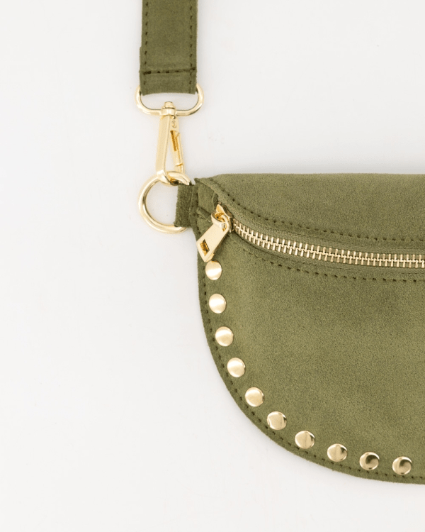 Crossbody Tas | Suede | Green - wonder & melon - wonder & melon