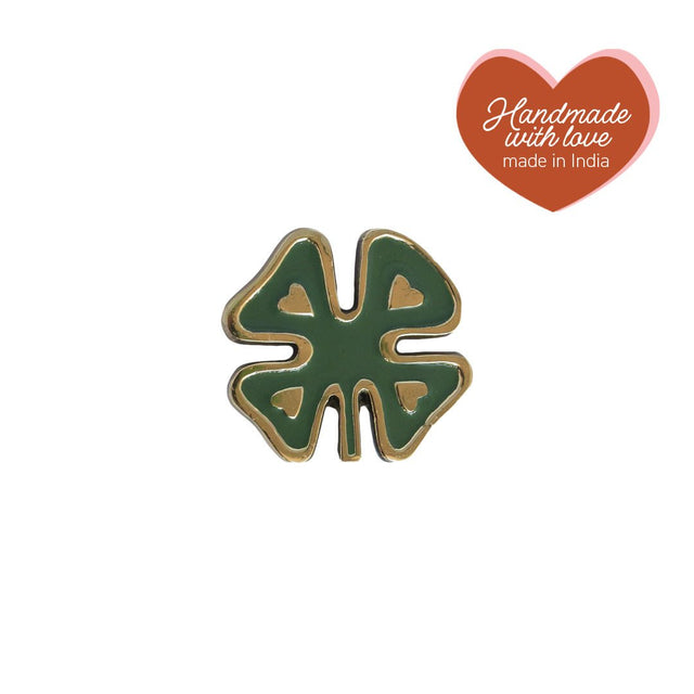 Deurknop | Klaver| Groen - All the luck in the world - wonder & melon