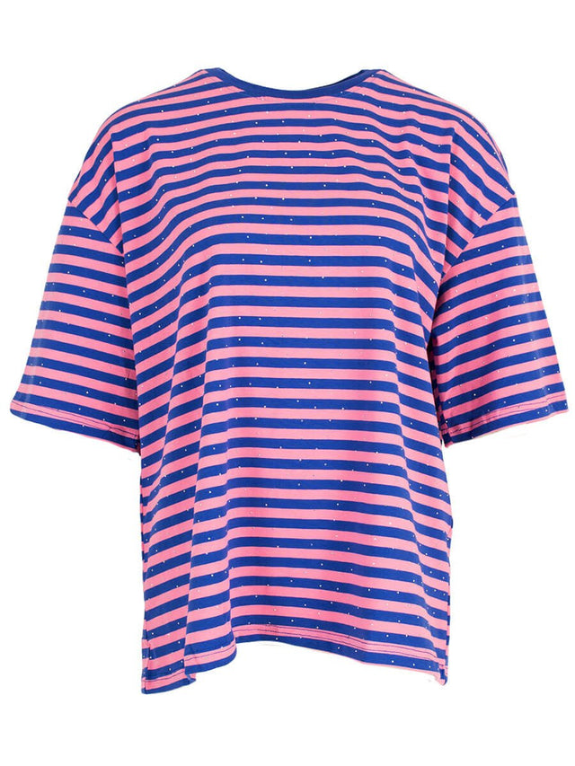 Don’t Strass Shirt| Roze - Blauw | One Size - wonder & melon - wonder & melon