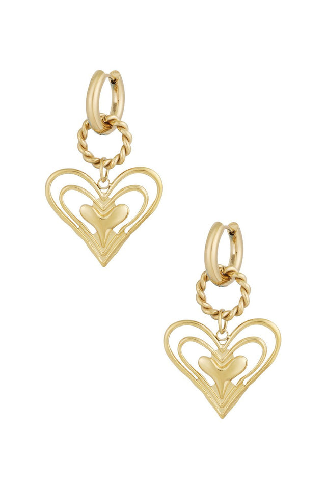 Earrings | Heart | What’s love - wonder & melon - wonder & melon
