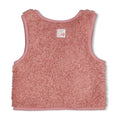 Feetje Teddy gilet Dress to Impress Mauve detail