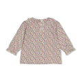 Feetje Longsleeve AOP Afternoon Tea Creme detail