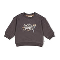 Feetje Sweater relaxed fit Pasta Party Antraciet
